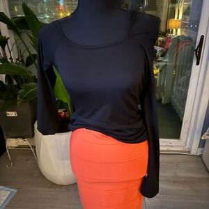 Black Long Sleeve Top